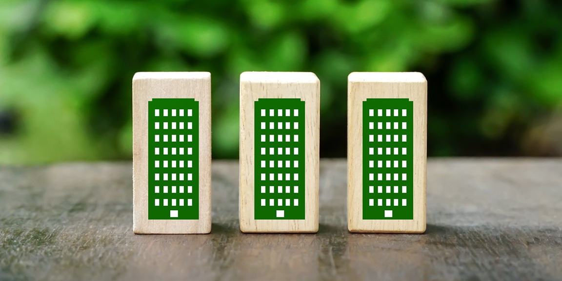 green building blocks